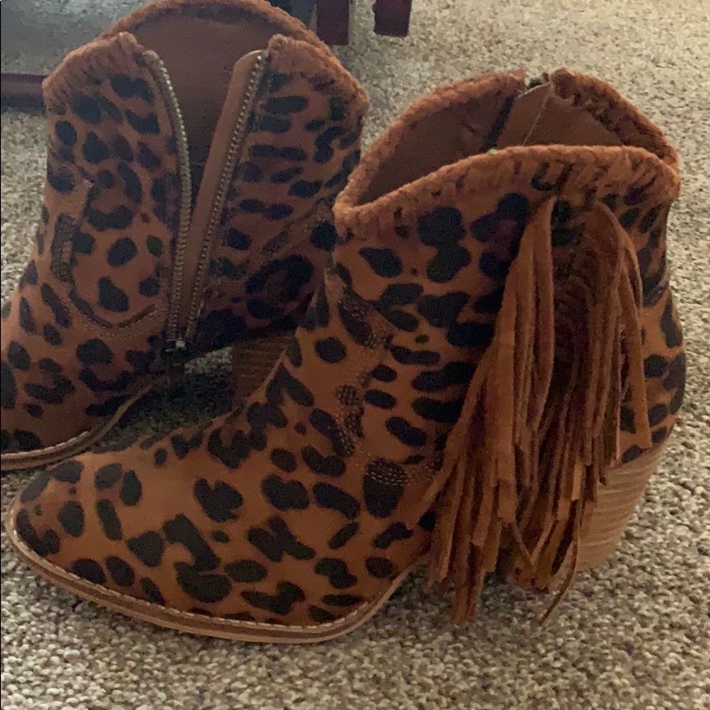 Cheetah Booties